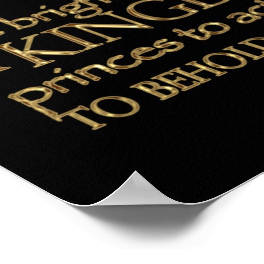 Poster Citation Henry V (version or) (Coin)