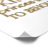 Poster Citation Henry V (version or) (Coin)