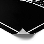 Poster Citation humoristique de l'écrivain (Coin)