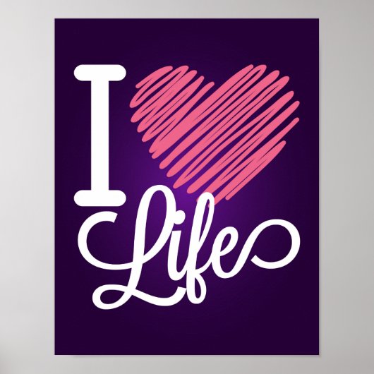 Poster Citation I Love Life (Devant)