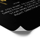 Poster Citation inspirante (Coin)