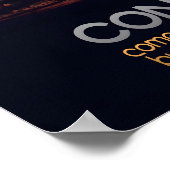 Poster Citation inspirante "Confiance" (Coin)