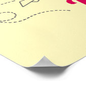 Poster Citation Inspirante de Curiosité de Nursery de Des (Coin)