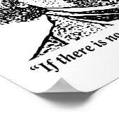 Poster Citation inspirante de Frederick Douglass : No Str (Coin)