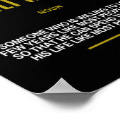 Poster Citation Inspirante De L'Entrepreneur Sur Le Succè (Coin)