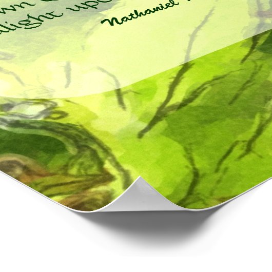 Poster Citation inspirante du papillon 2 (Coin)