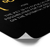 Poster Citation Inspirante Focus (Coin)