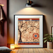 Poster Citation inspirante Inspirété de libellules de l'a