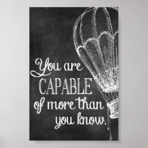 Poster citation inspirante pour un rappel quotidien