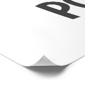 Poster Citation inspirante rendre impossible (Coin)