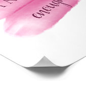 Poster Citation Inspirante Simple Je Suis Assez Affirmati (Coin)