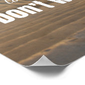 Poster Citation inspirante sur arrière - plan flou (Coin)