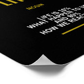 Poster Citation Inspirante Sur La Réussite (Coin)