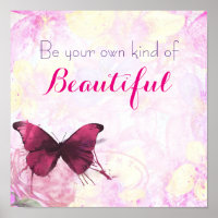 Citation Inspirationnelle Avec Papillon Aquarelle