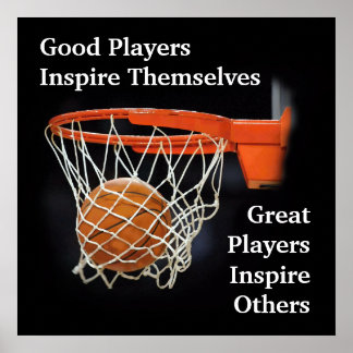 Poster Citation Inspirationnelle Basketball Inspiration J