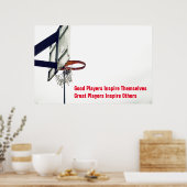 Poster Citation Inspirationnelle Basketball Inspiration J (Cuisine)