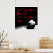 Poster Citation Inspirationnelle Basketball Inspiration J (Cuisine)