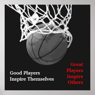 Poster Citation Inspirationnelle Basketball Inspiration J