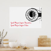 Poster Citation Inspirationnelle Basketball Inspiration J (Cuisine)