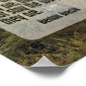 Poster Citation Inspirationnelle Bertolt Brecht "Changeme (Coin)