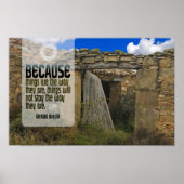 Poster Citation Inspirationnelle Bertolt Brecht "Changeme (Devant)