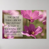 Poster Citation Inspirationnelle d'Abraham Lincoln "L'ave (Devant)