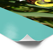 Poster Citation Inspirationnelle Daffodique Ressort Flora (Coin)