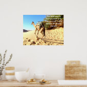 Poster Citation Inspirationnelle de Gandhi sur l'auto-ass (Cuisine)