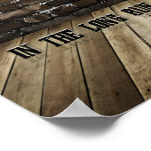 Poster Citation Inspirationnelle de Henry David Thoreau " (Coin)