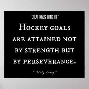 Poster Citation Inspirationnelle de hockey 003