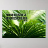 Poster Citation Inspirationnelle de Lewis Cass "Doute" (Devant)