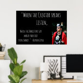 Poster Citation inspirationnelle des Amérindiens par Ayas (Bureau à domicile)