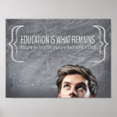 Poster Citation Inspirationnelle "Éducation" (Devant)