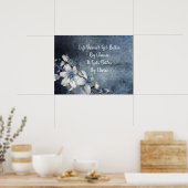 Poster Citation Inspirationnelle et Motivationnelle Blanc (Cuisine)