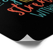 Poster Citation Inspirationnelle Force Croire En Vous-Mêm (Coin)