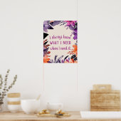 Poster Citation Inspirationnelle Gratitude Magique Motiva (Cuisine)