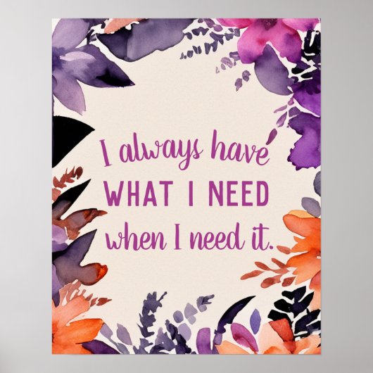 Poster Citation Inspirationnelle Gratitude Magique Motiva (Devant)