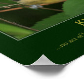 Poster Citation Inspirationnelle Kindness Baby Oriole (Coin)