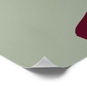 Poster Citation Inspirationnelle Mon esprit trop grand po (Coin)