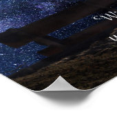 Poster Citation Inspirationnelle Moon & Stars (Coin)