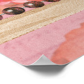 Poster Citation Inspirationnelle Mur Art Beauté Affirmati (Coin)