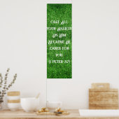 Poster Citation Inspirationnelle Pour L'Anxiété (Cuisine)