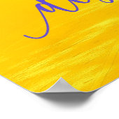 Poster Citation Inspirationnelle Routes difficiles (Coin)