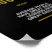 Poster Citation Inspirationnelle Sur La Réussite (Coin)