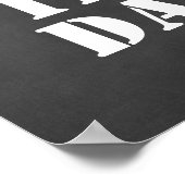 Poster Citation inspirée : Aujourd'hui est le jour (Coin)