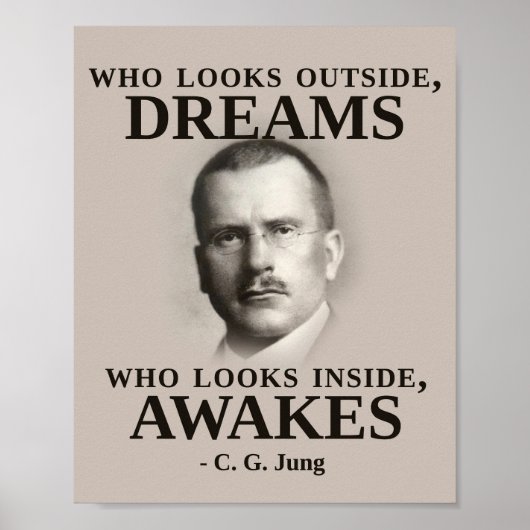 Poster Citation inspirée de Carl Jung (Devant)