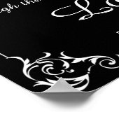 Poster Citation inspirée de l'amour par le rabbin Nachman (Coin)