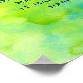 Poster Citation inspirée sur le bonheur (Coin)