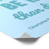 Poster Citation Jane Eyre I - Blue Edition (Coin)