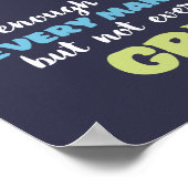 Poster Citation Jour des terres inspirante de chaque cupi (Coin)